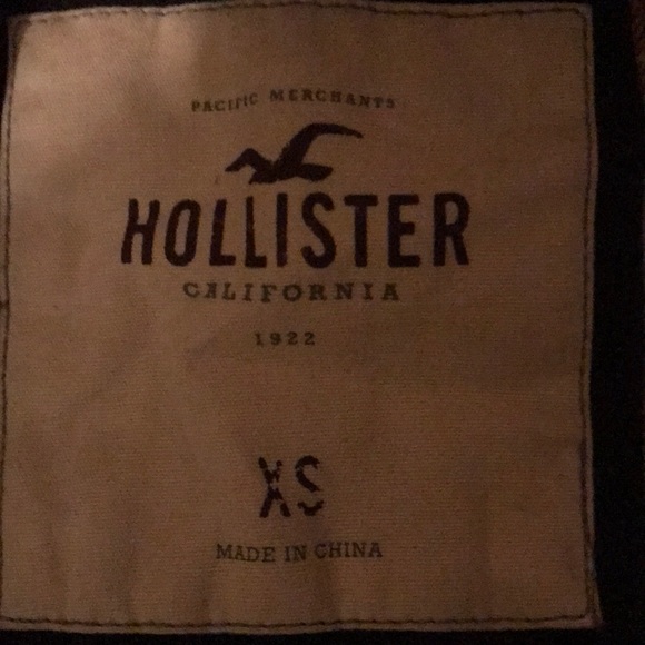 Hollister brown winter jacket size xs - Picture 2 of 2
